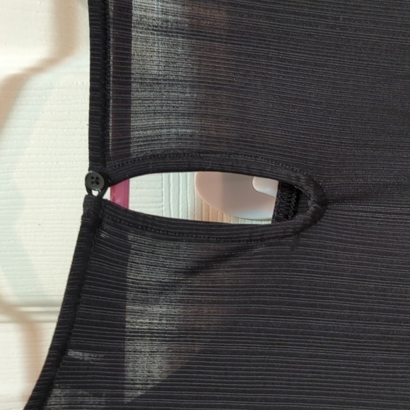 Apt. 9 Women's Black 3/4 Sleeve Roll-Tab Peplum Blouse Size XL - Picture 7 of 10